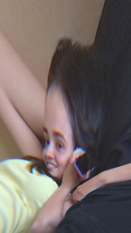 Foto destorcida dela